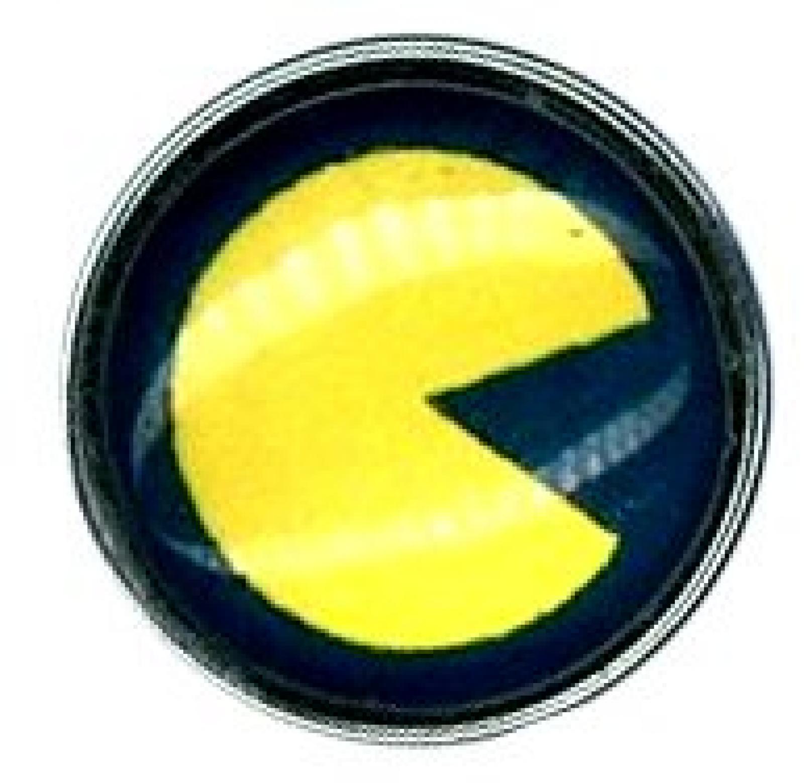 Chunks Chunk Kult " pac man" f&uuml;r Armband & Kette Druckknopf charms Click Button NF6142 